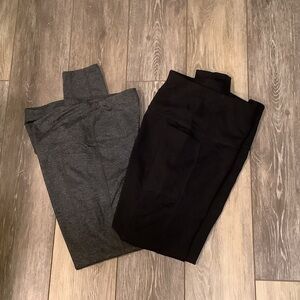 Skechers Women's Black and Gray Leggings